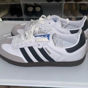 adidas Samba OG Athletic Shoe - Cloud White / Core Black / Gum